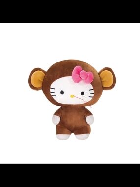 NOT 4 SALE Hello Kitty Brown Monkey Plush Toy with Pink Bow